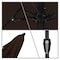 California Umbrella 9' Bronze Aluminum Market Patio Umbrella, Pacifica Mocha 194061337677 - alternate 2